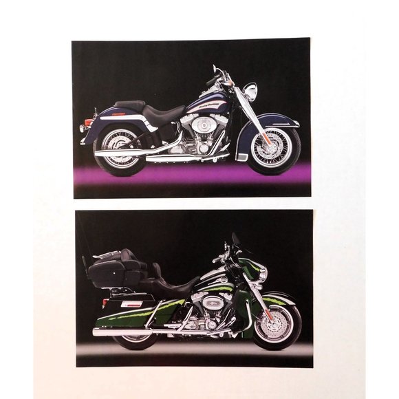 Harley Davidson 13 Frameable Prints Motorcycle Bikes Hog 15 x 10 Inch Boxed - Picture 4 of 11